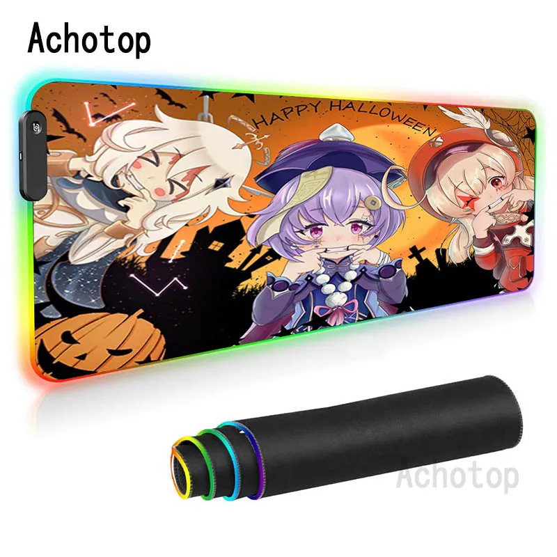 Genshin Impact RGB Mouse Pad PC Gamer Computer Mausepad With Backlit Large Mause Mat Gaming Mouse Pad Led Carpet For Overwatch
Genshin Impact RGB Mouse Pad PC Gamer Computer Mausepad With Backlit Large Mause Mat Gaming Mouse Pad Led Carpet For Overwatch