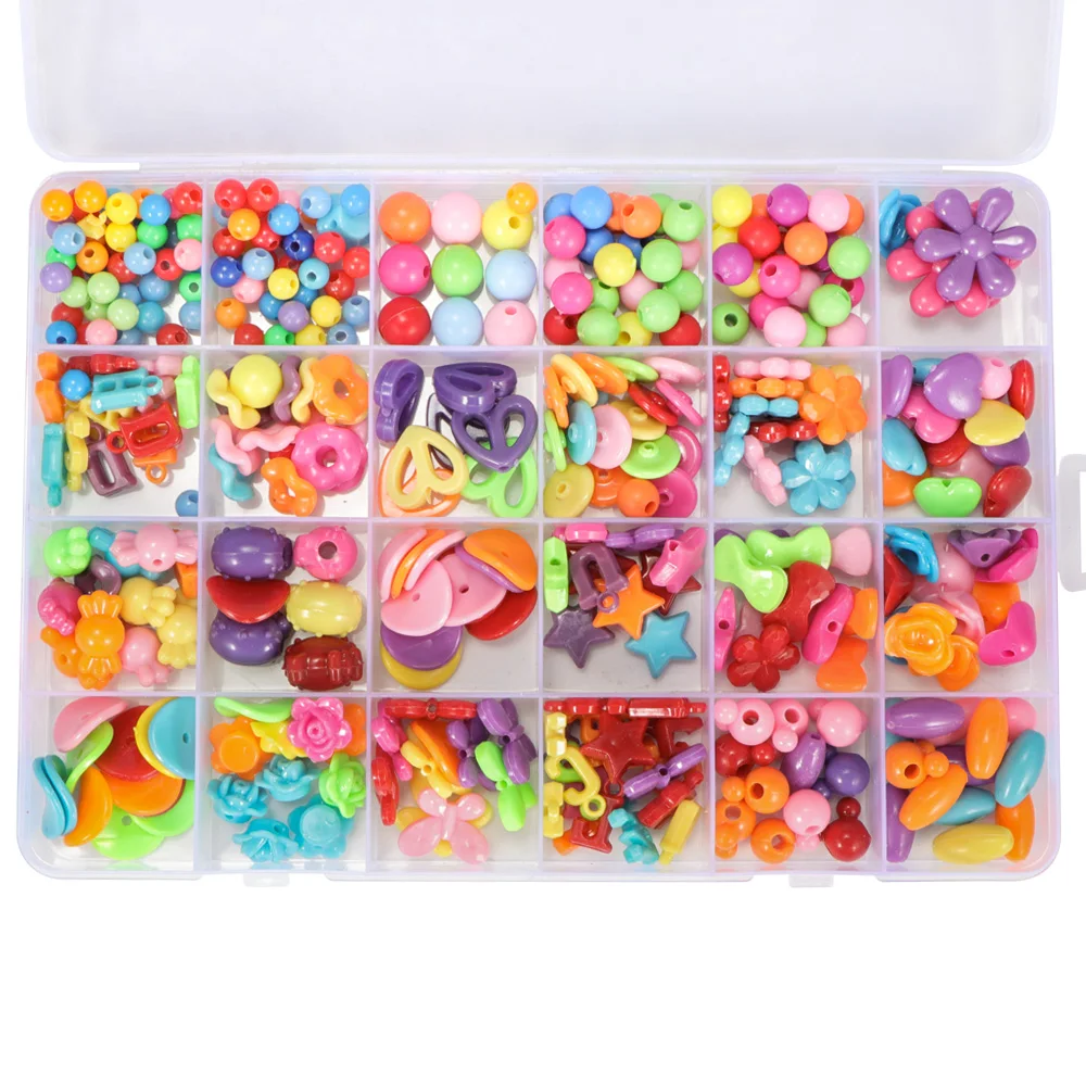 DIY Children Beaded Toys Set Mixed Color Beads Pearl Jewelry Making Hole Beads Toy Kids Attention Training Bracelets Make Set
DIY Children Beaded Toys Set Mixed Color Beads Pearl Jewelry Making Hole Beads Toy Kids Attention Training Bracelets Make Set