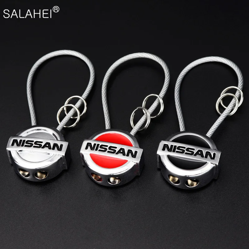 Creative Wire Rope Car Logo Keychain Keyring Key Chain For Nissan J10 X-Trail Qashqai Juke Leaf Micra NOTE Patrol Pulsar NISMO
Creative Wire Rope Car Logo Keychain Keyring Key Chain For Nissan J10 X-Trail Qashqai Juke Leaf Micra NOTE Patrol Pulsar NISMO