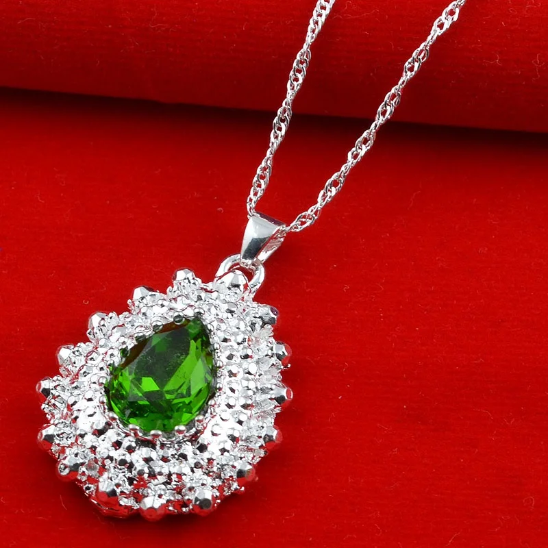 ANGLANG Novel Designed Women Necklace Water Drop Green Cubic Zirconia Unique Accessories for Party Fancy Gift Statement Jewelry
ANGLANG Novel Designed Women Necklace Water Drop Green Cubic Zirconia Unique Accessories for Party Fancy Gift Statement Jewelry