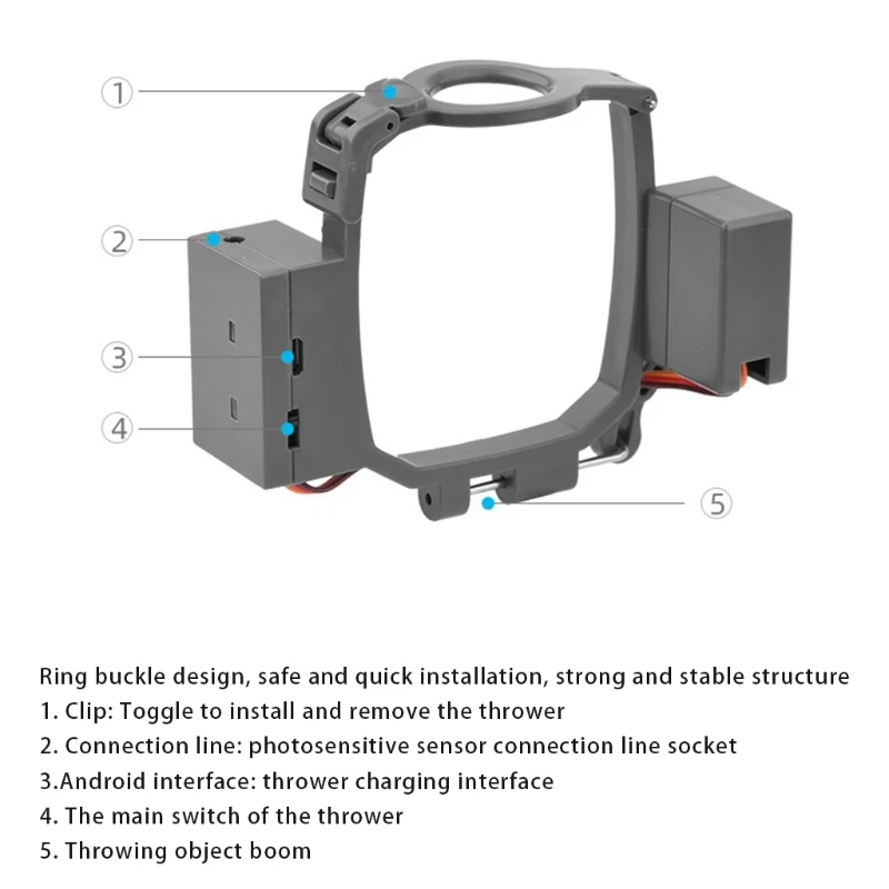 2021 New Payload Release Thrower Air Drop Delivery Parts for DJI-Mavic 2 Pro/Zoom Drone2021 New
2021 New Payload Release Thrower Air Drop Delivery Parts for DJI-Mavic 2 Pro/Zoom Drone2021 New
