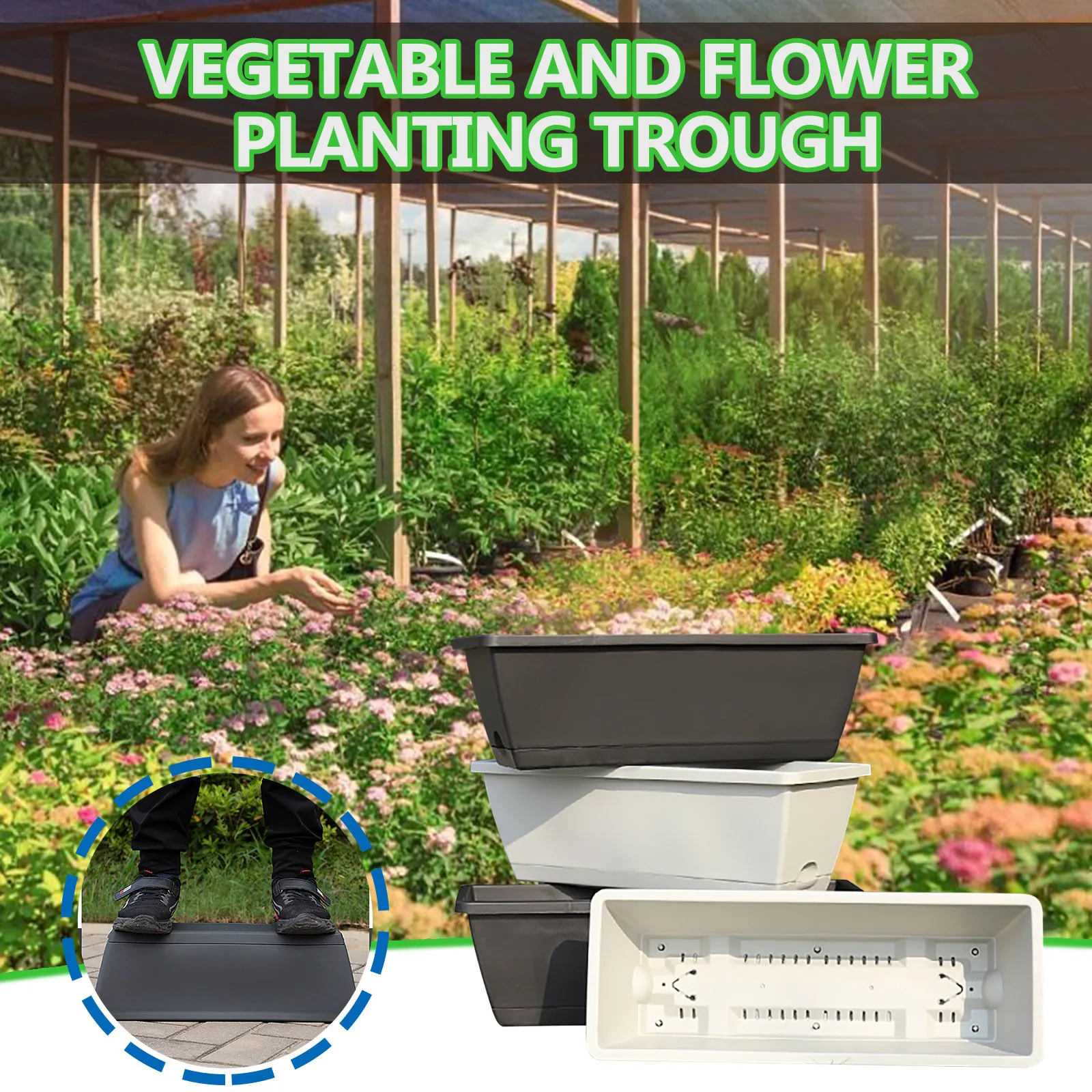 Vegetable Planting Pot Plastic Flower Pot Balcony Vegetable Planting Trough Happy Farm Garden Pots Planters Vasi Da Balcone
Vegetable Planting Pot Plastic Flower Pot Balcony Vegetable Planting Trough Happy Farm Garden Pots Planters Vasi Da Balcone
