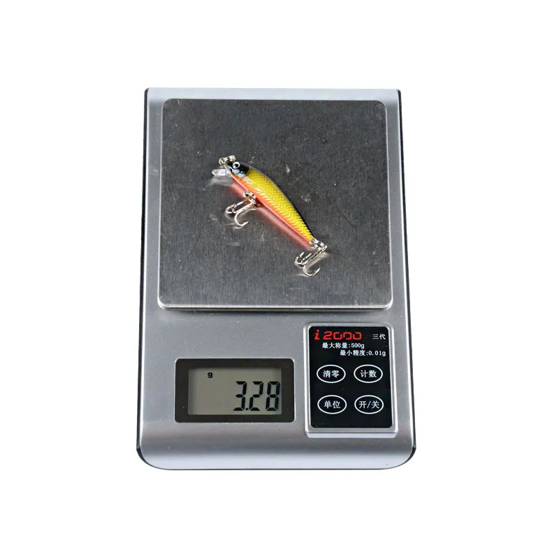 Small Fishing Lures Wobblers Pesca 5.7cm//3.3g Stream Sinking Minnow Hard Bait Perch Pike Salmon Trout Bass
Small Fishing Lures Wobblers Pesca 5.7cm//3.3g Stream Sinking Minnow Hard Bait Perch Pike Salmon Trout Bass