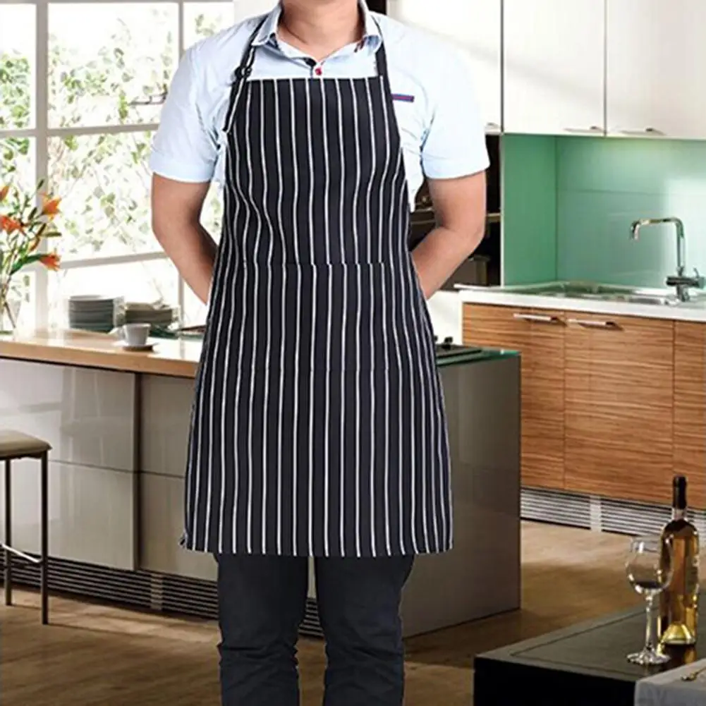 2021 Fashion Unisex Adjustable Adult Black Stripe Bib Apron With 2 Pockets Waterproof Shop Cleaning Aprons Kitchen Accessories
2021 Fashion Unisex Adjustable Adult Black Stripe Bib Apron With 2 Pockets Waterproof Shop Cleaning Aprons Kitchen Accessories