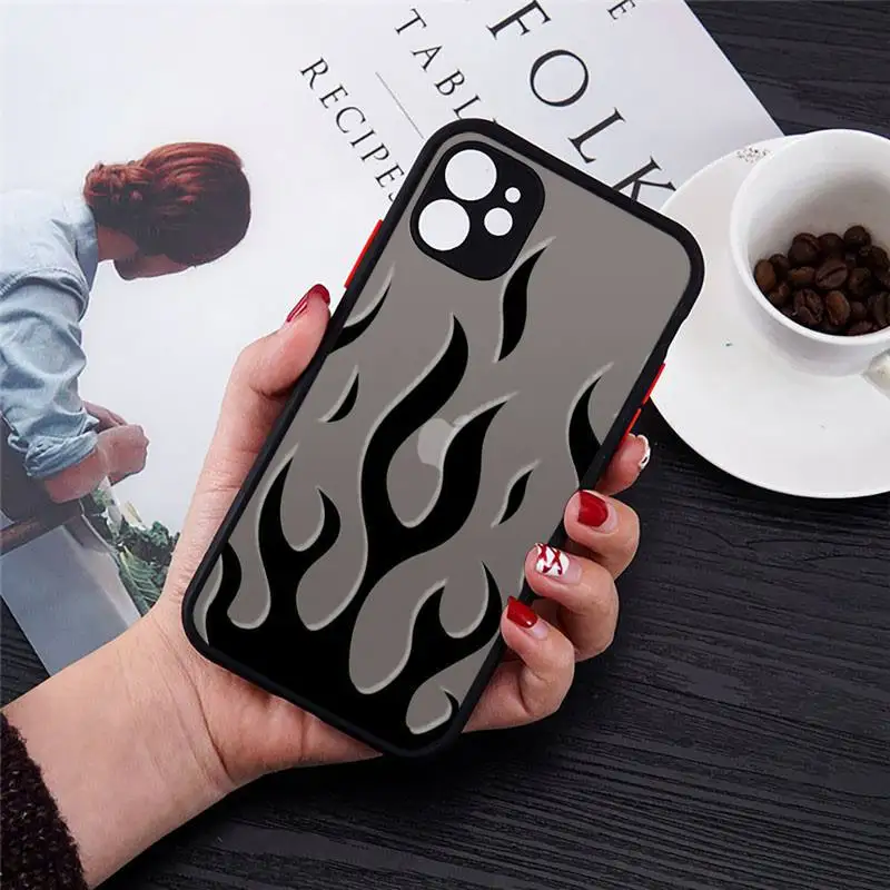 Flame pattern design Phone Cases matte transparent For iphone 7 8 11 12 plus mini x xs xr pro max cover
Flame pattern design Phone Cases matte transparent For iphone 7 8 11 12 plus mini x xs xr pro max cover