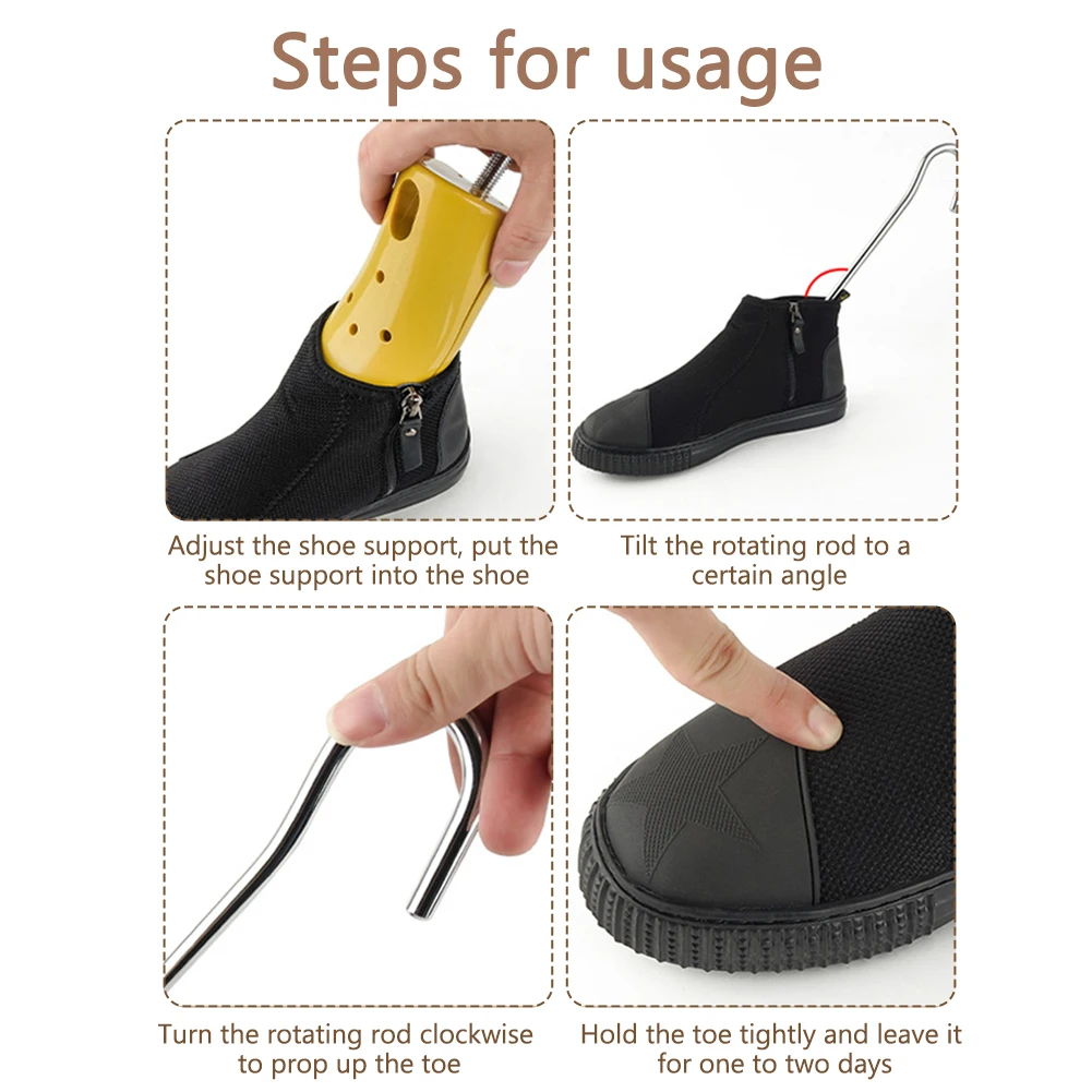 2Pcs Women Home Practical Universal Anti Wrinkle Shoe Stretcher Working Without Distortion Professional For Boots Adjustable
2Pcs Women Home Practical Universal Anti Wrinkle Shoe Stretcher Working Without Distortion Professional For Boots Adjustable