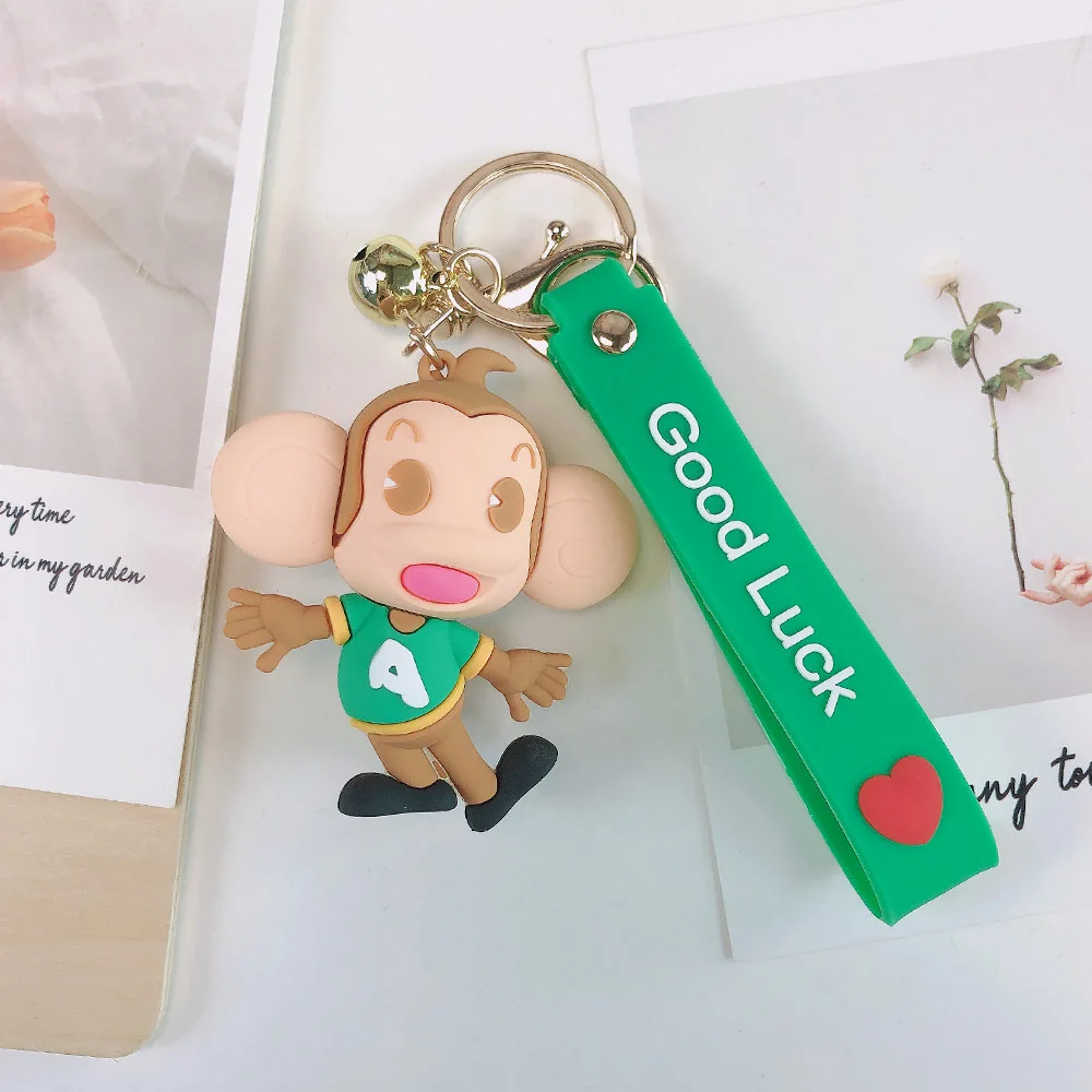New Cute Monkey Keychain Creative Fun Monkey Keyring Men's Car Keychain Ladies Bag Pendant Jewelry Couple Keychain
New Cute Monkey Keychain Creative Fun Monkey Keyring Men's Car Keychain Ladies Bag Pendant Jewelry Couple Keychain