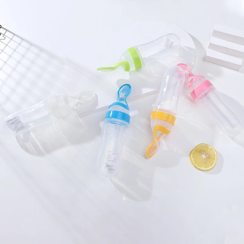 Baby Tableware Portable Infant Feeding Bottle Spoon Safety Soft Silicone Newborns Feeders Multifunction Kids Medicine Dropper
Baby Tableware Portable Infant Feeding Bottle Spoon Safety Soft Silicone Newborns Feeders Multifunction Kids Medicine Dropper