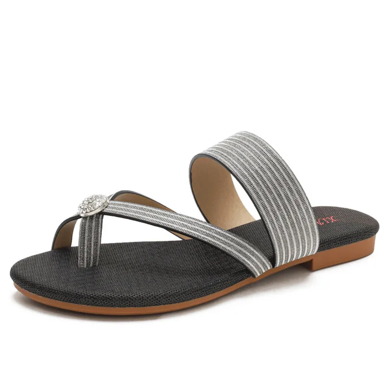 Bohemia Style Women Flip Flops Summer Shoes 2021 Rhinestone Flat Heel Comfortable Slippers Ladies Beach Slippers
Bohemia Style Women Flip Flops Summer Shoes 2021 Rhinestone Flat Heel Comfortable Slippers Ladies Beach Slippers
