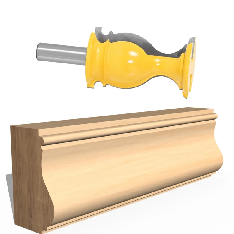 12mm Shank S Type Handle Line Handrail Router Bit Wood Cutter Woodworking Cutter Wood Milling Cutting
12mm Shank S Type Handle Line Handrail Router Bit Wood Cutter Woodworking Cutter Wood Milling Cutting