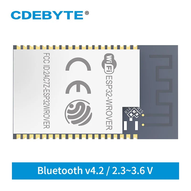 ESP32 2.4GHz 20dBm UART/IO WiFi+BT+BLE+MCU wireless module RoHS/REACH 300m ESP32-WROVER CDEBYTE rf module
ESP32 2.4GHz 20dBm UART/IO WiFi+BT+BLE+MCU wireless module RoHS/REACH 300m ESP32-WROVER CDEBYTE rf module