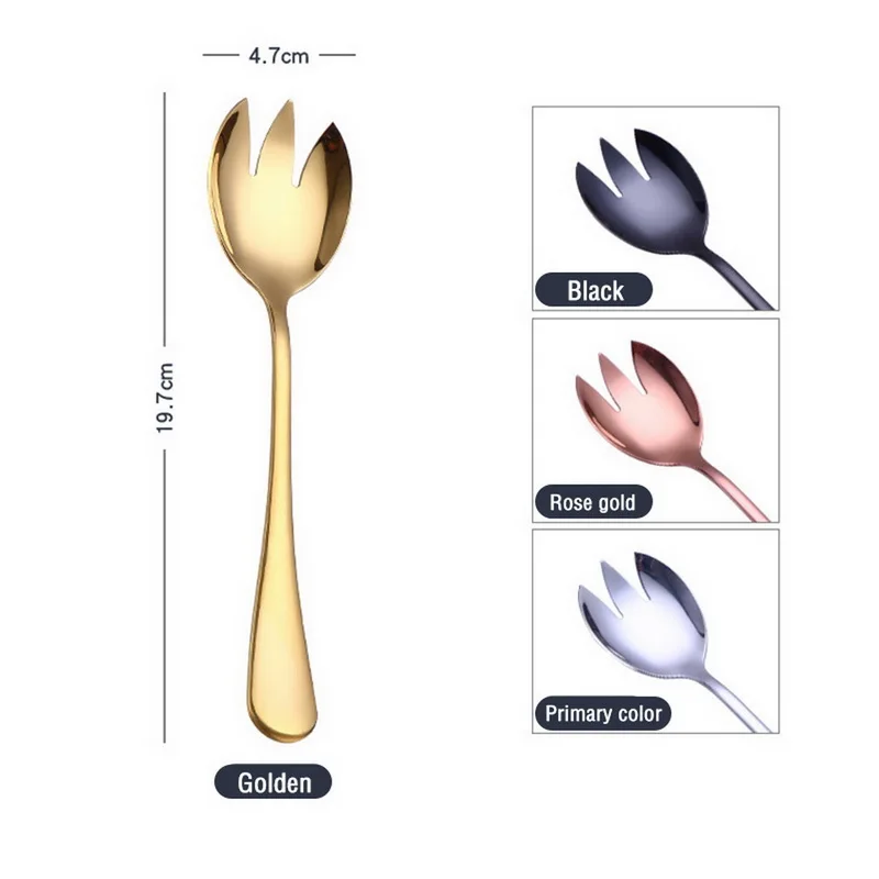 Tablewellware Gold Spoon Set steel cutlery Salad Fork Salad Spoon Stainless Steel Serving Spoon Set Unique Spoons
Tablewellware Gold Spoon Set steel cutlery Salad Fork Salad Spoon Stainless Steel Serving Spoon Set Unique Spoons