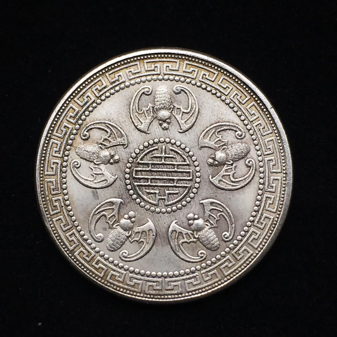 

Chinese Mascot Animal Bat Coin Ukraine COPY Silver Coins Feng shui Lucky Magic Coins Collectibles monedas 002