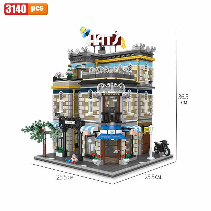 Строительные блоки MOC Hat, магазин одежды, 3D модели блоков, «сделай сам», серия «городская улица», игрушки для детей, подарки на день рождения ...
Строительные блоки MOC Hat, магазин одежды, 3D модели блоков, «сделай сам», серия «городская улица», игрушки для детей, подарки на день рождения ...