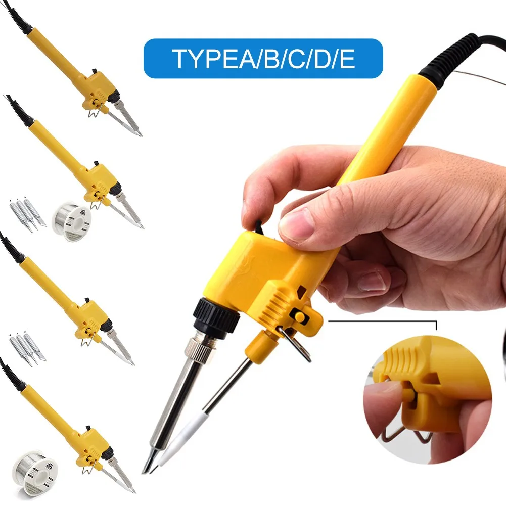 60W Hand-held Electric Soldering Iron Internal Heating Soldering Gun Solda Automatically Send Tin BGA Welding Tools
60W Hand-held Electric Soldering Iron Internal Heating Soldering Gun Solda Automatically Send Tin BGA Welding Tools