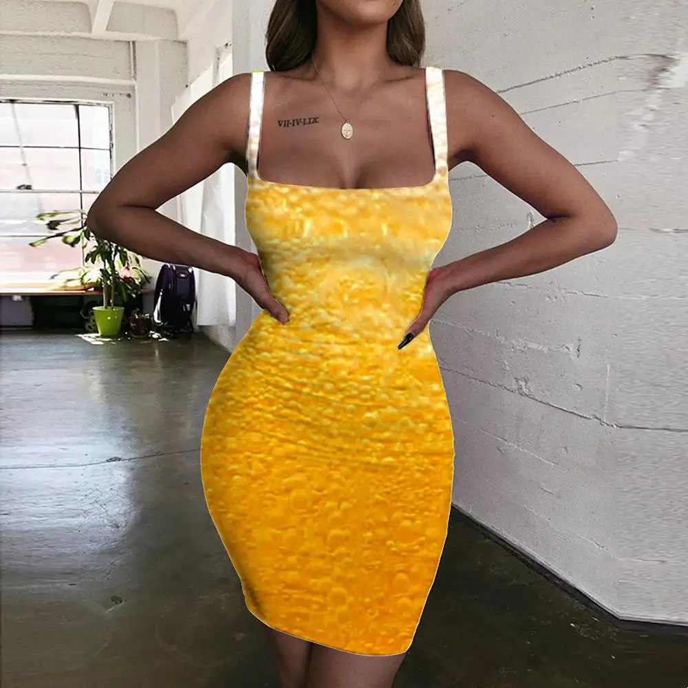 Giyu Brand Beer Dress Women Yellow Ladies Dresses Novel Vestido Sexy Womens Clothing Club New Beach High Quality 
Giyu Brand Beer Dress Women Yellow Ladies Dresses Novel Vestido Sexy Womens Clothing Club New Beach High Quality
