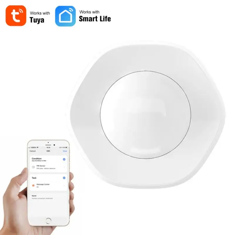 Tuya WiFi PIR датчик движения беспроводной инфракрасный детектор охранная сигнализация датчик умный жизнь приложение управление Умный дом
Tuya WiFi PIR датчик движения беспроводной инфракрасный детектор охранная сигнализация датчик умный жизнь приложение управление Умный дом
