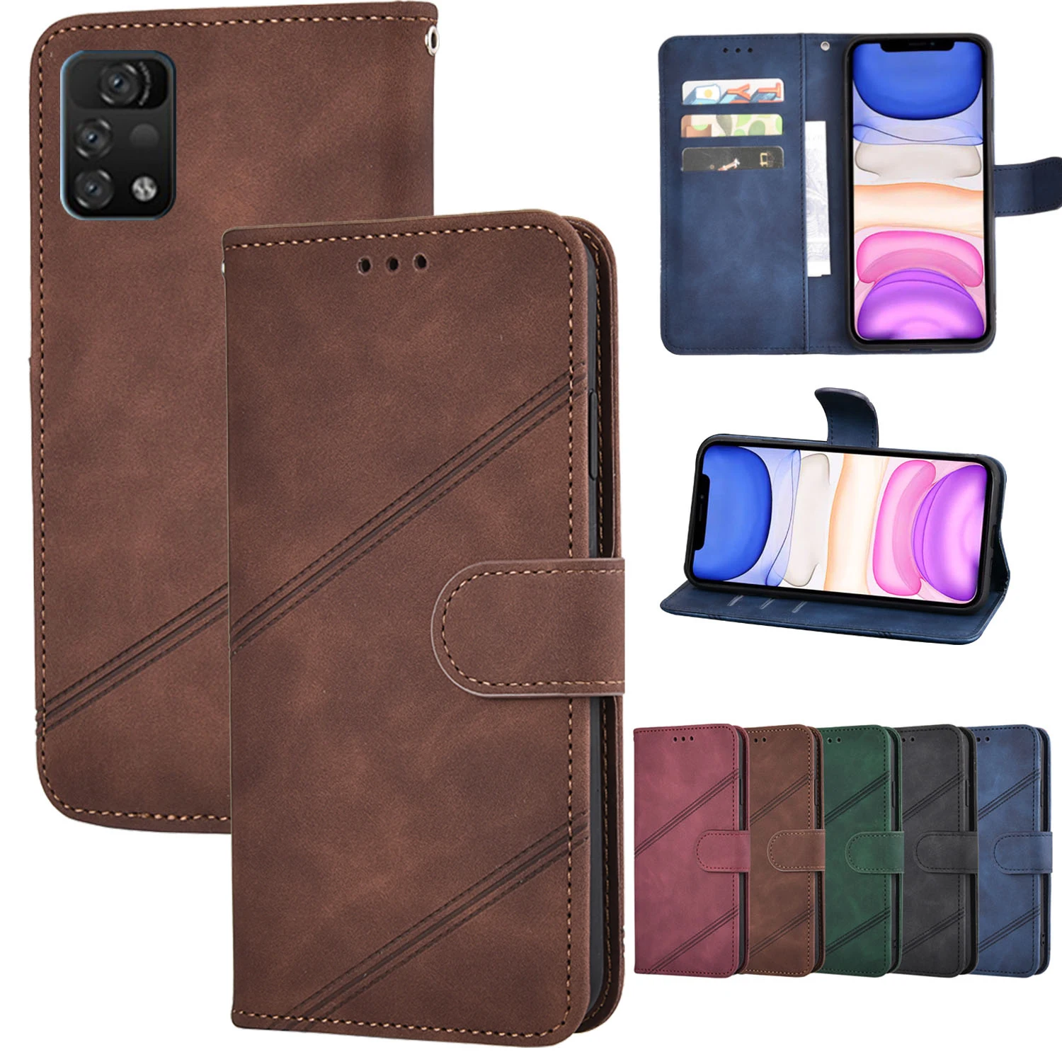Кожаный чехол-книжка для UMIDIGI A11s A11 Pro Max Power 5S A9 A7S A5 S5 Bison 3 F2 F1 Play A3S X A3 One Z2 чехол |