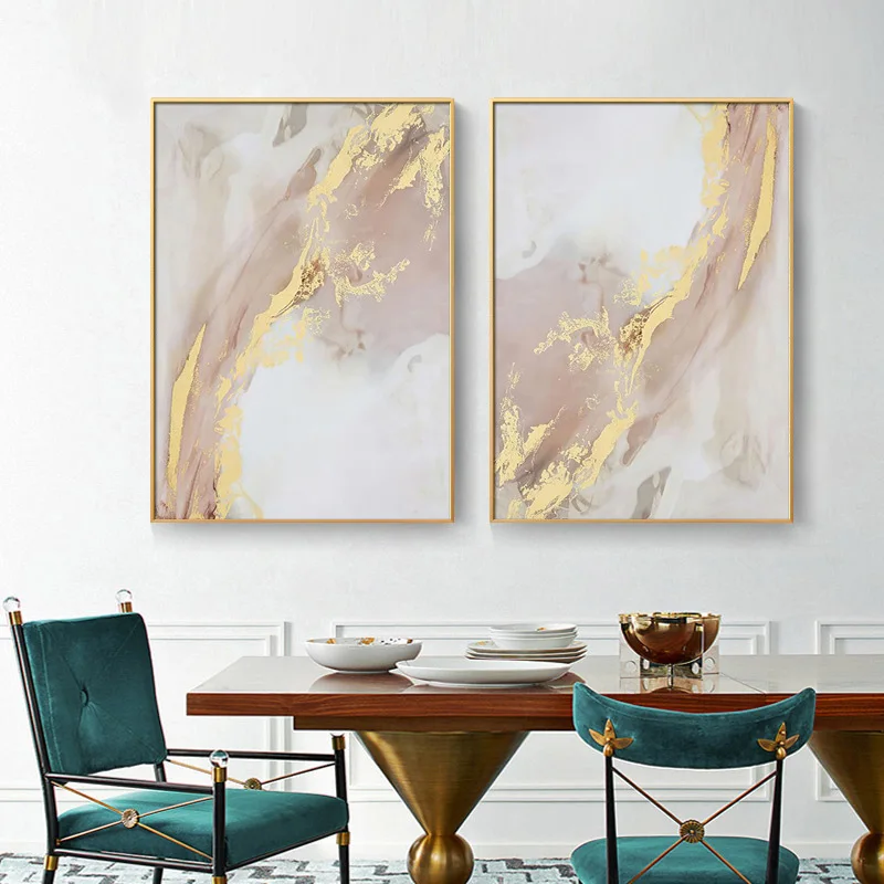 Pink Gold Foil Line Modern Decorative Painting Canvas Poster Wall Art Picture Living Room Bedroom Dining Room Wall Decoration 
Pink Gold Foil Line Modern Decorative Painting Canvas Poster Wall Art Picture Living Room Bedroom Dining Room Wall Decoration