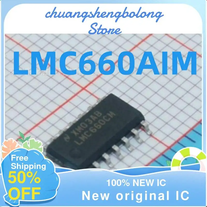10-200 шт. LMC660 LMC660AIM LMC660CM SOP14 новый чип операционного усилителя, новый оригинальный IC
10-200 шт. LMC660 LMC660AIM LMC660CM SOP14 новый чип операционного усилителя, новый оригинальный IC