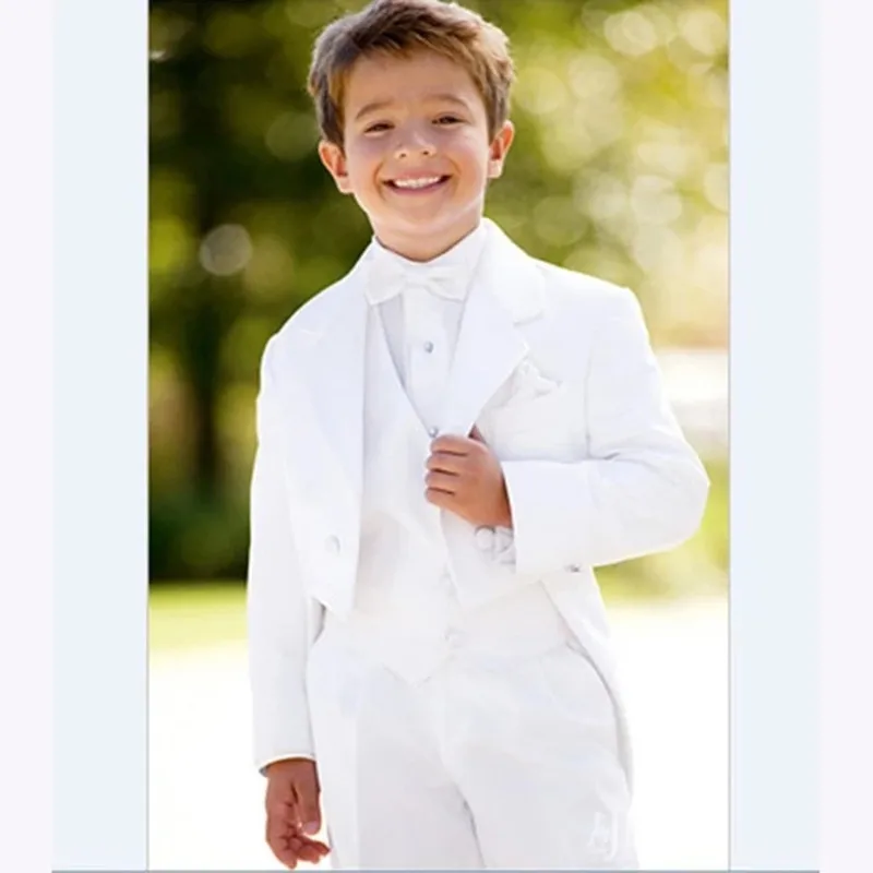 Elegant Flower Boy Blazer Tuxedo Notch Lapel Children Suits Sets White Kid Wedding Prom Suits For Boys Jacket+Vest+Pants 3 Piece
Elegant Flower Boy Blazer Tuxedo Notch Lapel Children Suits Sets White Kid Wedding Prom Suits For Boys Jacket+Vest+Pants 3 Piece