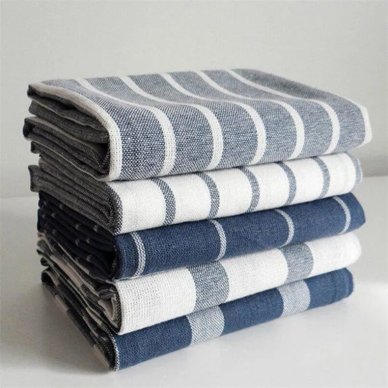 3Pcs 40*70cm Yarn Dyed Cotton Tea Towel Blue Stripes Cotton Kitchen Tea Towel Kitchen Pad Cleaning Washing Table Cloth 
3Pcs 40*70cm Yarn Dyed Cotton Tea Towel Blue Stripes Cotton Kitchen Tea Towel Kitchen Pad Cleaning Washing Table Cloth