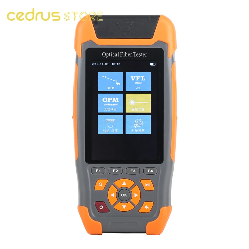 

FTTH MINI OTDR Optical time-domain Reflectometer with Mul functions VFL OLS OPM Ethernet Fiber Cable Tester