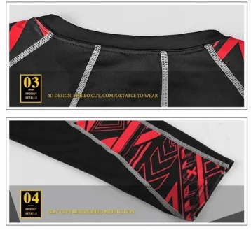 Mens Long Sleeves Compression Shirts Tight Skin Sides 3D Prints Tops Shirts Male Running Training Workout Fitness Sportswear
Mens Long Sleeves Compression Shirts Tight Skin Sides 3D Prints Tops Shirts Male Running Training Workout Fitness Sportswear