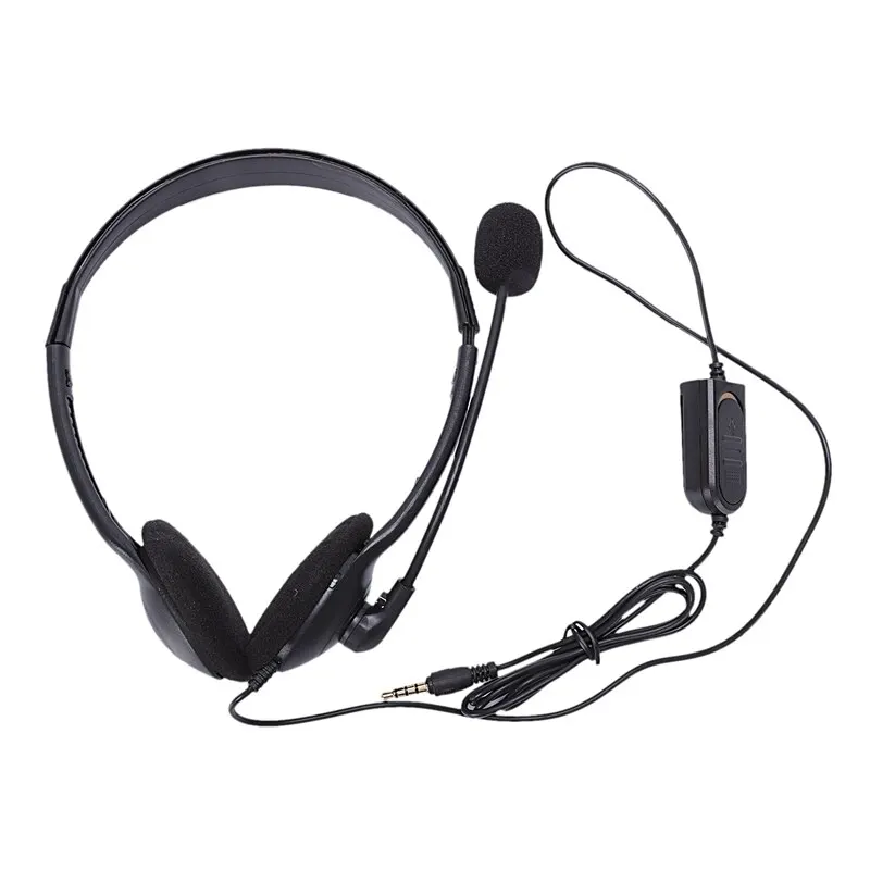 3.5Mm Wired Gaming Headset Game Headphone Microphone Headband With Mic Stereo Bass For Pc Computer Playstation 4 Ps4 | Электроника