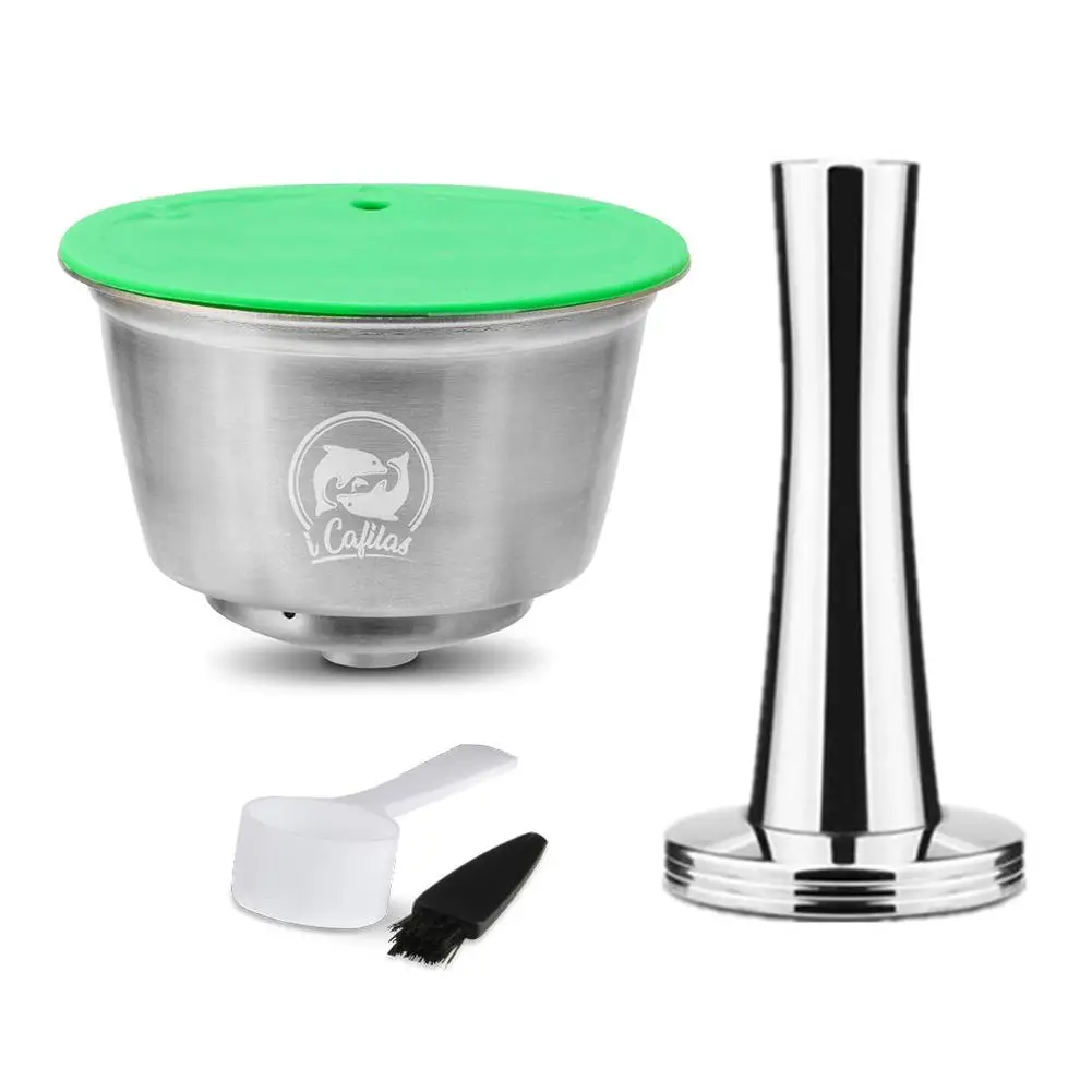 Stainless Steel Refillable Coffee Capsule Filter Ground Tamper for Dolce Gusto 2020
Stainless Steel Refillable Coffee Capsule Filter Ground Tamper for Dolce Gusto 2020