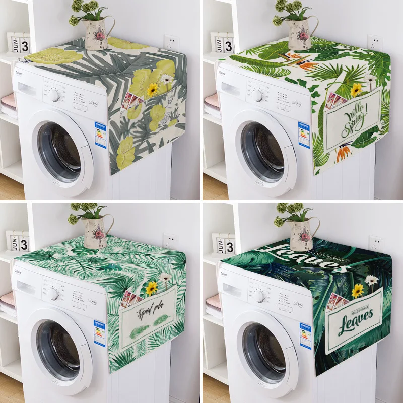 Nordic Washer Dust Cover Washing Machine Cover Green Leaf Refrigerator Covers Oven Fridge Protecor Home Decor With Two Pockets
Nordic Washer Dust Cover Washing Machine Cover Green Leaf Refrigerator Covers Oven Fridge Protecor Home Decor With Two Pockets