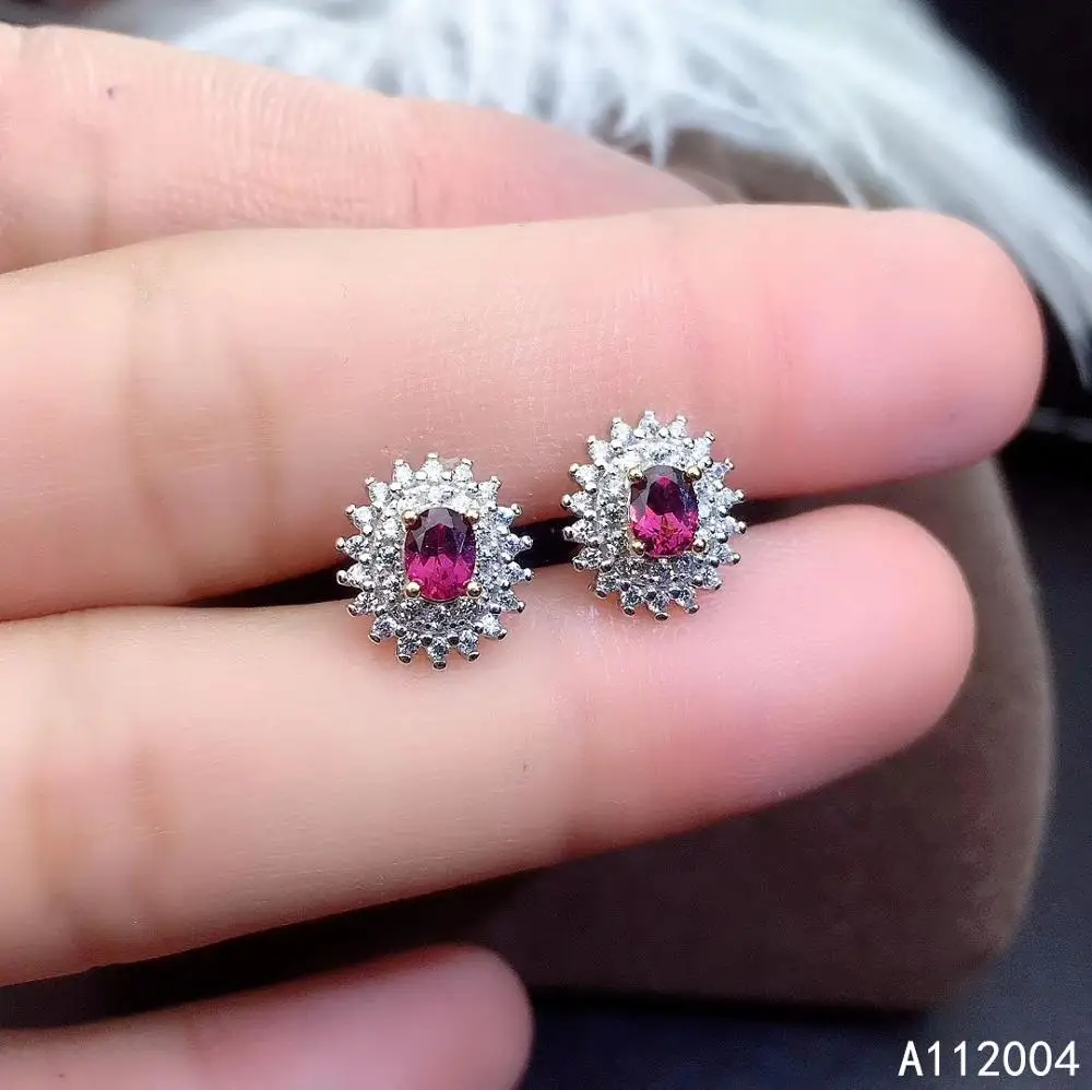 KJJEAXCMY Fine Jewelry 925 sterling silver inlaid natural garnet female earrings Ear studs elegant support detection
KJJEAXCMY Fine Jewelry 925 sterling silver inlaid natural garnet female earrings Ear studs elegant support detection