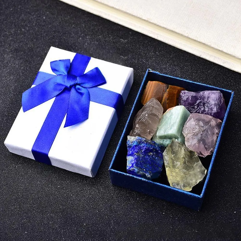 Natural Crystal Quartz Seven Chakra Crystal Crushed Stone Rough Stone Set Minerale Specimen Home Craft Collection Gifts
Natural Crystal Quartz Seven Chakra Crystal Crushed Stone Rough Stone Set Minerale Specimen Home Craft Collection Gifts