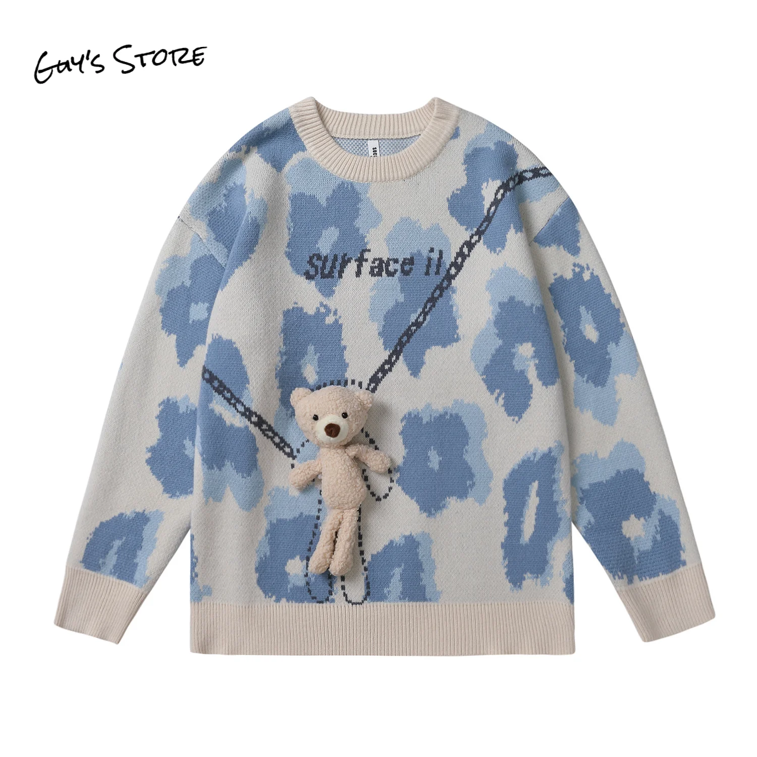 Men's cartoon bear sweater men's winter fashion long-sleeved knitted pullover oversized cotton coat 2021 new
Men's cartoon bear sweater men's winter fashion long-sleeved knitted pullover oversized cotton coat 2021 new