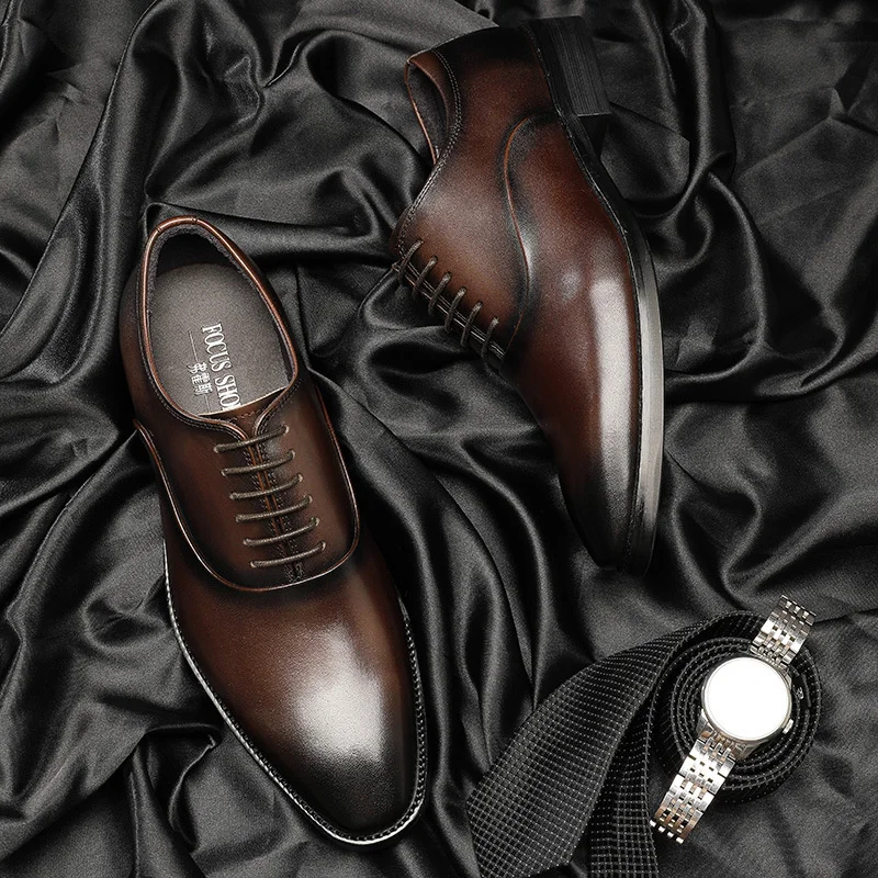 Leather shoes men's leather business dress autumn and winter Brock lace up Oxford high-end manual casual leather men's shoes
Leather shoes men's leather business dress autumn and winter Brock lace up Oxford high-end manual casual leather men's shoes