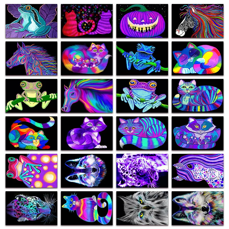 New DIY Full Diamond embroidery Cartoon Frog cat horse 5D Diamond painting mosaic Home decor Animals wolf cross stitch E070
New DIY Full Diamond embroidery Cartoon Frog cat horse 5D Diamond painting mosaic Home decor Animals wolf cross stitch E070