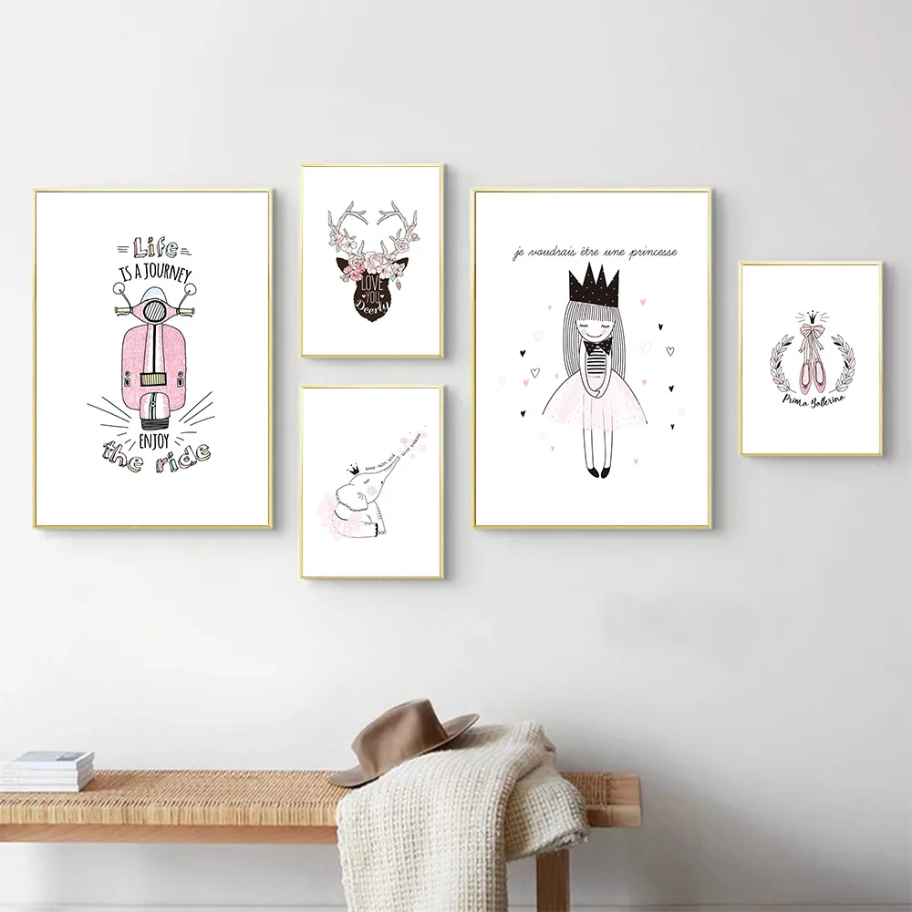 Deer Elephant Ballet Girl Motorbike Wall Art Poster Toe Shoe Art Print Antler Flower Canvas Painting Nordic Pictures Home Decor
Deer Elephant Ballet Girl Motorbike Wall Art Poster Toe Shoe Art Print Antler Flower Canvas Painting Nordic Pictures Home Decor