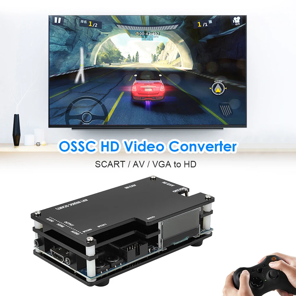 OSSC HDMI-compatible Converter Kit for Retro Game Console Open Source Scan Converter for PS 2 1 Xbox Sega Atari
OSSC HDMI-compatible Converter Kit for Retro Game Console Open Source Scan Converter for PS 2 1 Xbox Sega Atari