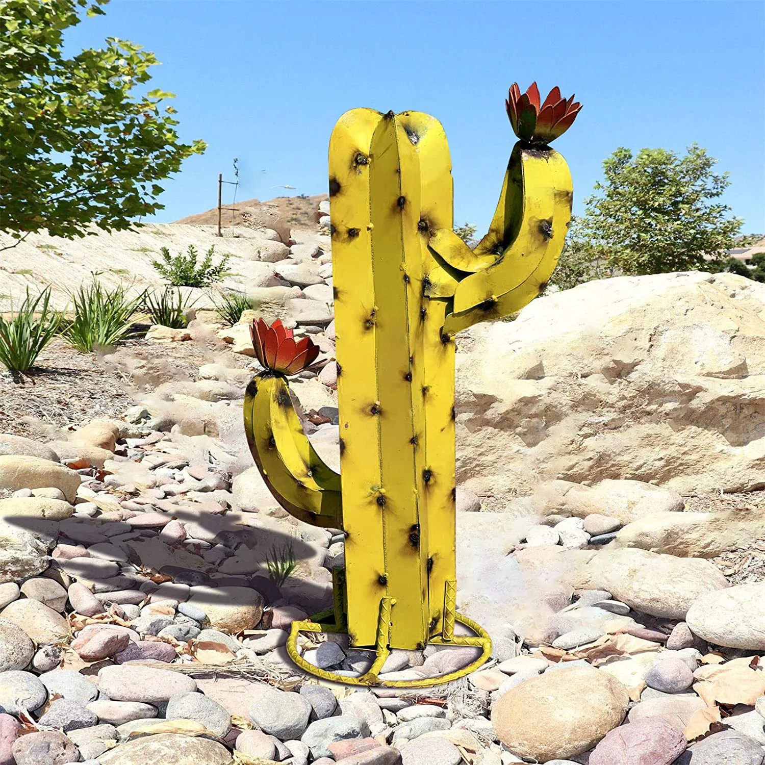 Garden Cactus Sculpture Metal Art Cactus Sculpture Garden Yard Sculpture Home Yard Decor Home Decoration Ornaments
Garden Cactus Sculpture Metal Art Cactus Sculpture Garden Yard Sculpture Home Yard Decor Home Decoration Ornaments