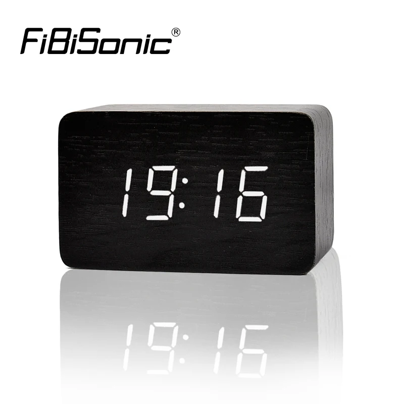 FiBiSonic Modern LED Alarm Clocks with Sound Control Desktop Multi-function Temperature LED Digital Calendars Table Clock
FiBiSonic Modern LED Alarm Clocks with Sound Control Desktop Multi-function Temperature LED Digital Calendars Table Clock