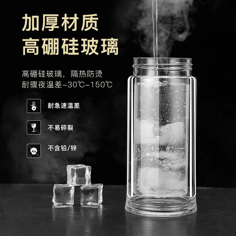 400ML Double Wall Glass Water Bottles Tea Infuser Filter Tea Separation Tumbler Tea Cup Travel Drinkware Glass Bottle
400ML Double Wall Glass Water Bottles Tea Infuser Filter Tea Separation Tumbler Tea Cup Travel Drinkware Glass Bottle