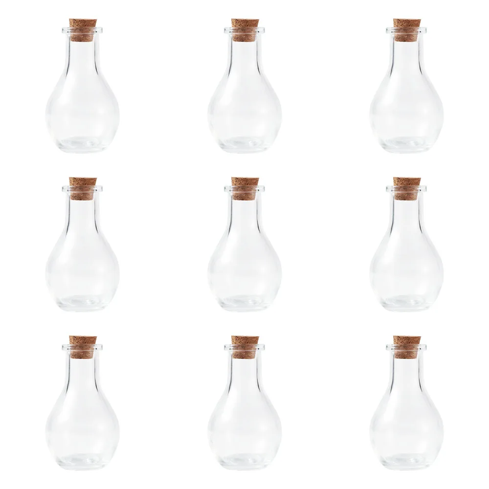 2pcs 55ml Light Bulb Shape Glass Bottles Clear Drifting Bottles Small Wishing Bottles With Cork Stoppers for Bead Containers Jar
2pcs 55ml Light Bulb Shape Glass Bottles Clear Drifting Bottles Small Wishing Bottles With Cork Stoppers for Bead Containers Jar