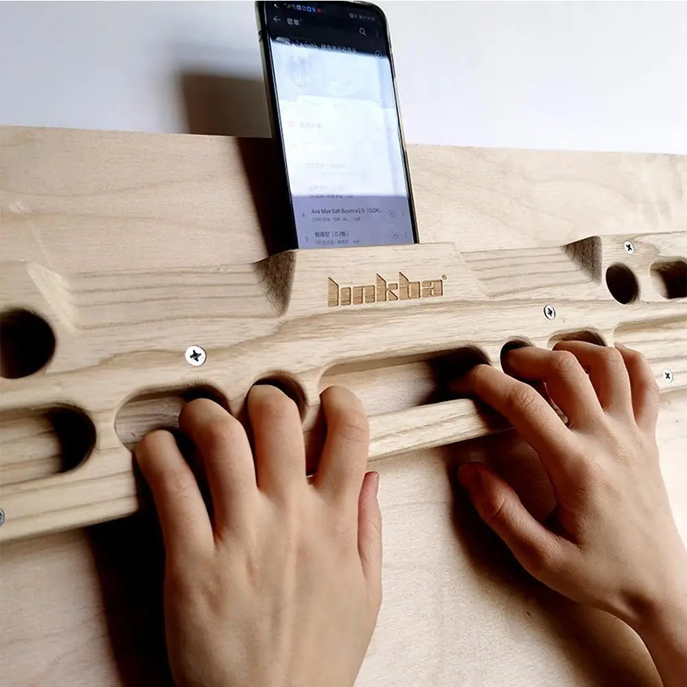 Rock Climbing Fingerboard Wooden Strength Training Men Indoor Climbing Hangboard Strength Sport Tools Rock Training Board
Rock Climbing Fingerboard Wooden Strength Training Men Indoor Climbing Hangboard Strength Sport Tools Rock Training Board