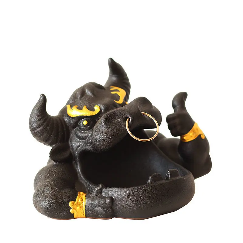 JINSERTA Car Creative Ashtray Elephant Shaped Metal Seal Ashtray Anti-Fall Windproof Ash Holder Storage Personality Home Decor
JINSERTA Car Creative Ashtray Elephant Shaped Metal Seal Ashtray Anti-Fall Windproof Ash Holder Storage Personality Home Decor