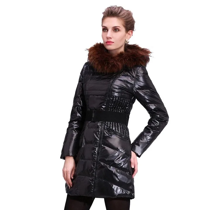 Female long loose thin cap raccoon hair long hair collar thick autumn/winter 2019 down womens down jacket Keep out the cold
Female long loose thin cap raccoon hair long hair collar thick autumn/winter 2019 down womens down jacket Keep out the cold