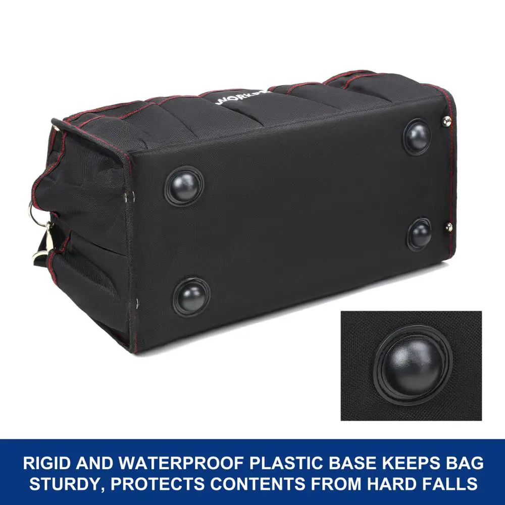 Складная сумка для инструментов WORKPRO 16 дюймов 600D через плечо органайзер хранения