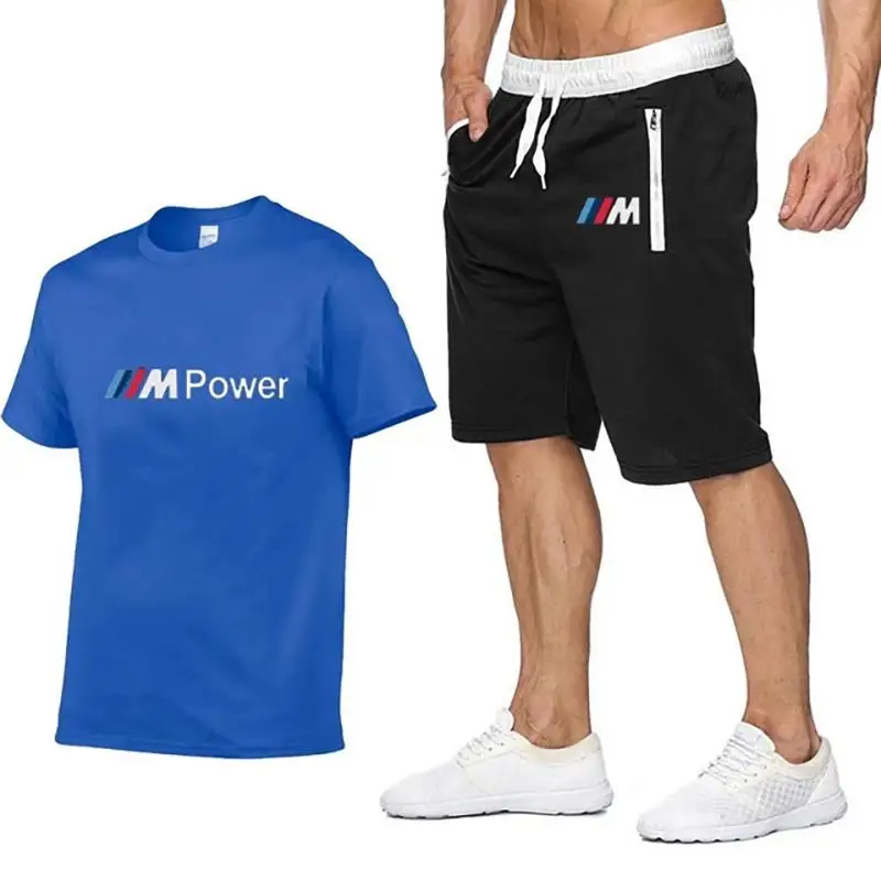 2021 New Brand Men's BMW Sports Shirt Fashion Summer Men's Cotton T-Shirt + Shorts Casual Suit Sportswear Men's Clothing 
2021 New Brand Men's BMW Sports Shirt Fashion Summer Men's Cotton T-Shirt + Shorts Casual Suit Sportswear Men's Clothing