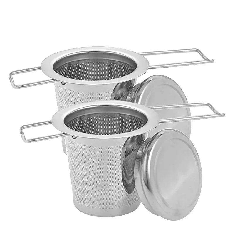 Folding Handle with Lid Tea Drainer 304 Stainless Steel Tea Accessories Filter for Teapot 2021
Folding Handle with Lid Tea Drainer 304 Stainless Steel Tea Accessories Filter for Teapot 2021