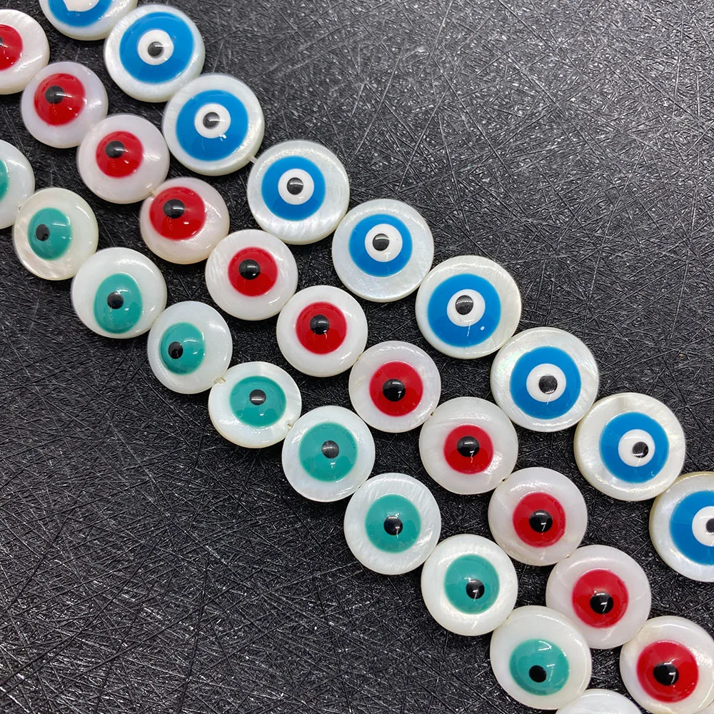1pcs Natural Freshwater Shell Beads One-sided Flat Circle Evil Eye DIY Charm Making Ladies Jewelry Supplies Necklace Accessories
1pcs Natural Freshwater Shell Beads One-sided Flat Circle Evil Eye DIY Charm Making Ladies Jewelry Supplies Necklace Accessories