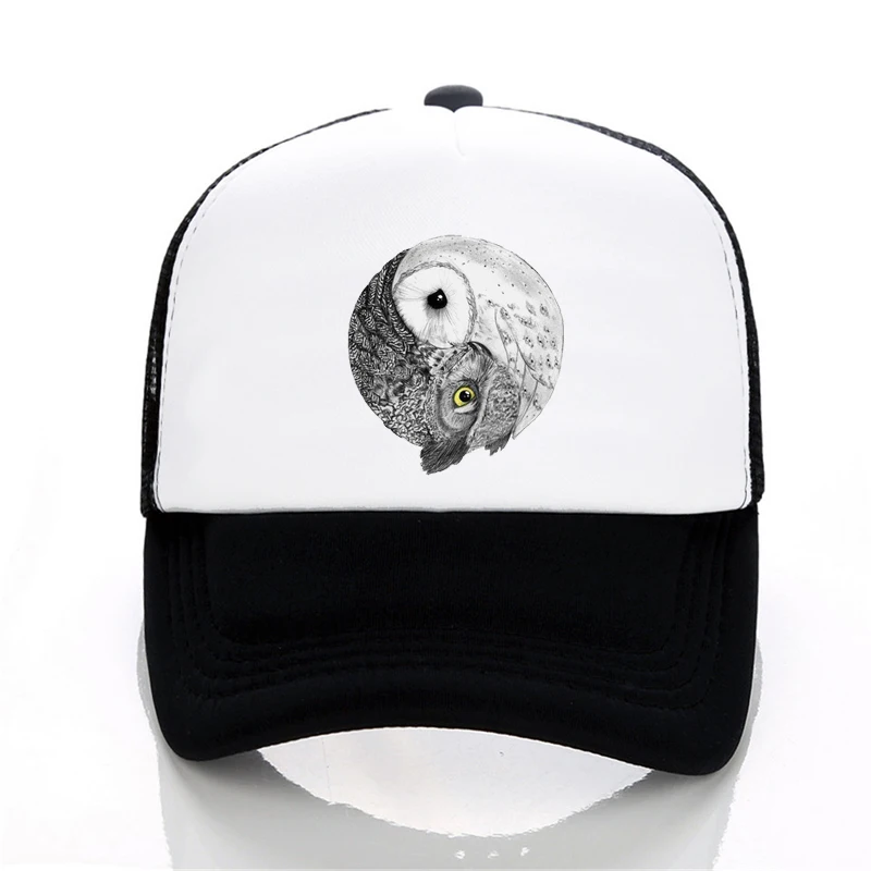 Baseball Cap for Men Women Cartoon Owl Pattern Sun Hat Hip Hop Hat Lovely Tai Chi Owl Trend Baseball Cap Outdoor Hat Men bone 
Baseball Cap for Men Women Cartoon Owl Pattern Sun Hat Hip Hop Hat Lovely Tai Chi Owl Trend Baseball Cap Outdoor Hat Men bone